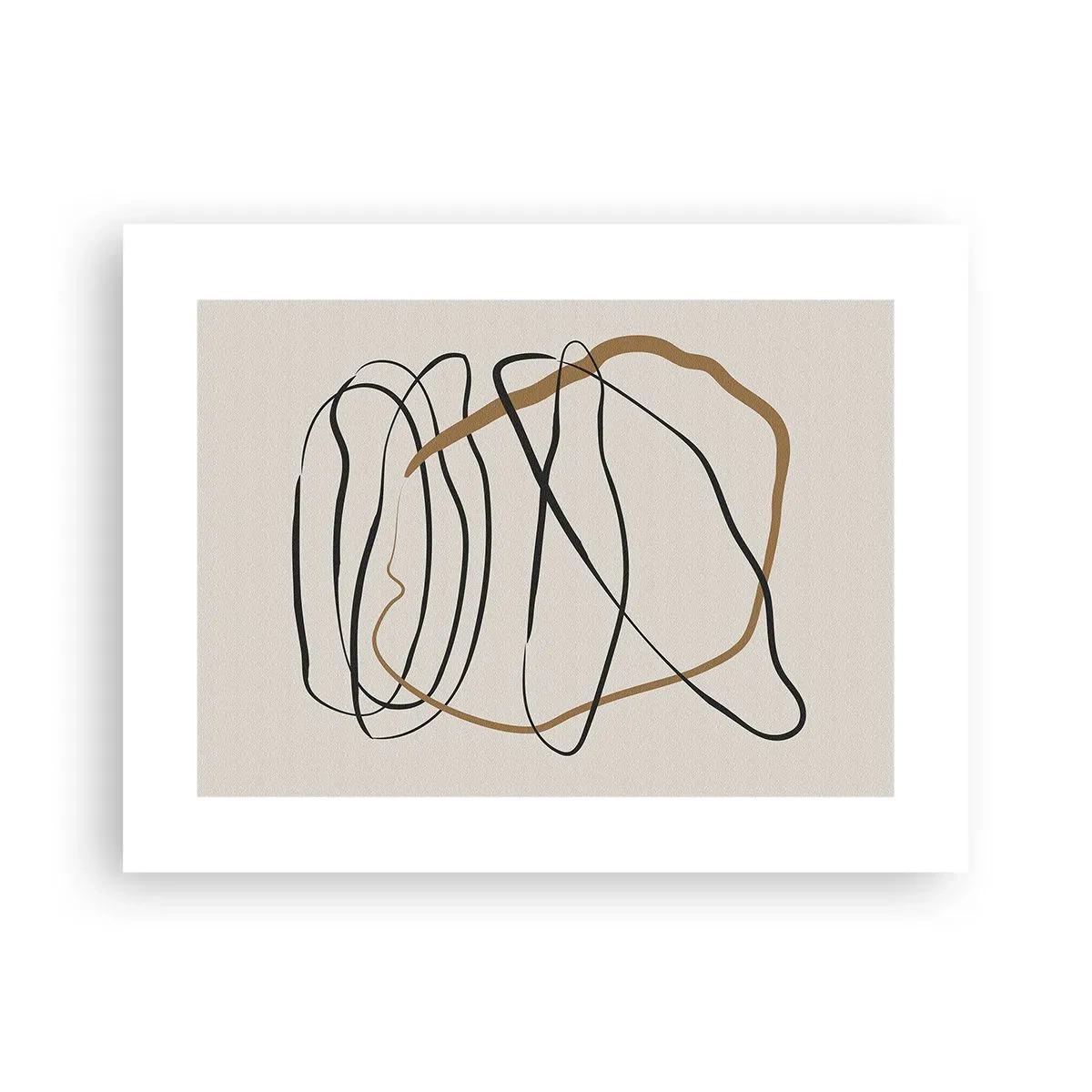 Plakat - Kompozycja – taniec opętaniec - 40x30 cm