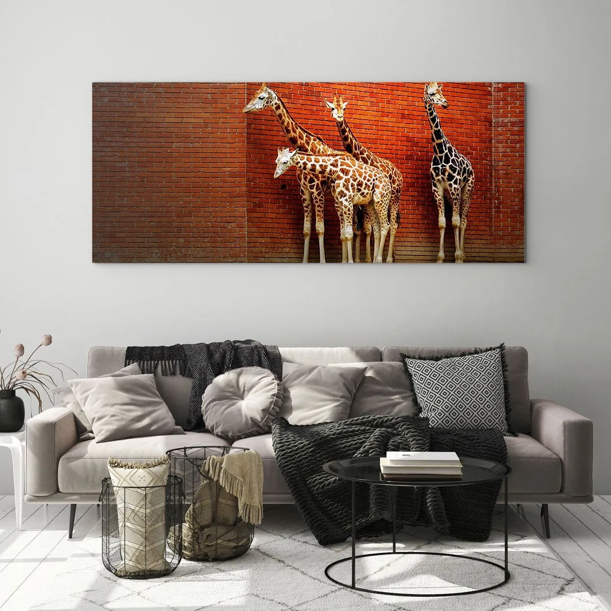 Obraz na szkle - Widzicie jakąś akację? - 90x30 cm