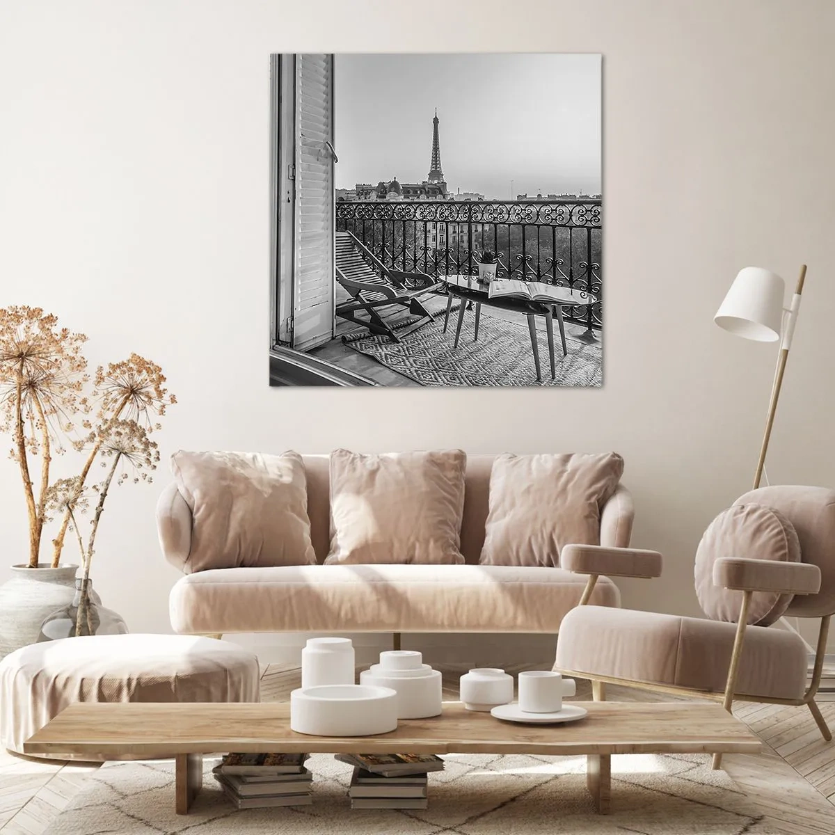 Obraz na płótnie - Paryskie popołudnie - 70x70 cm
