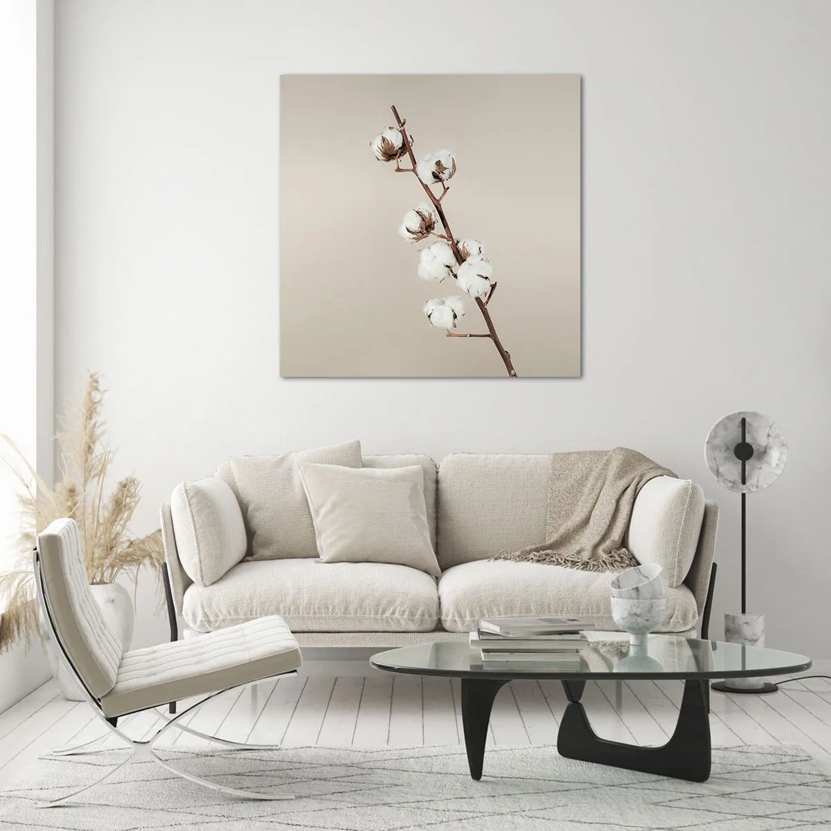 Obraz na szkle - U źródła miękkości - 60x60 cm