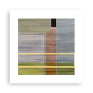 Plakat - Prosto i spokojnie - 30x30 cm