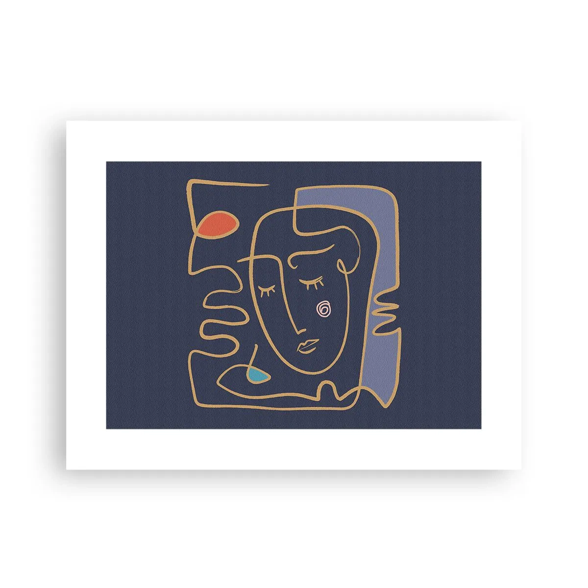 Plakat - W zamyśleniu - 40x30 cm