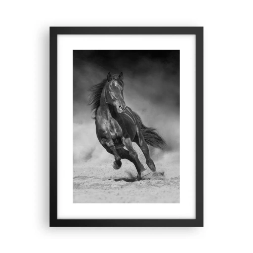 Plakat w czarnej ramie - Godny samego emira - 30x40 cm