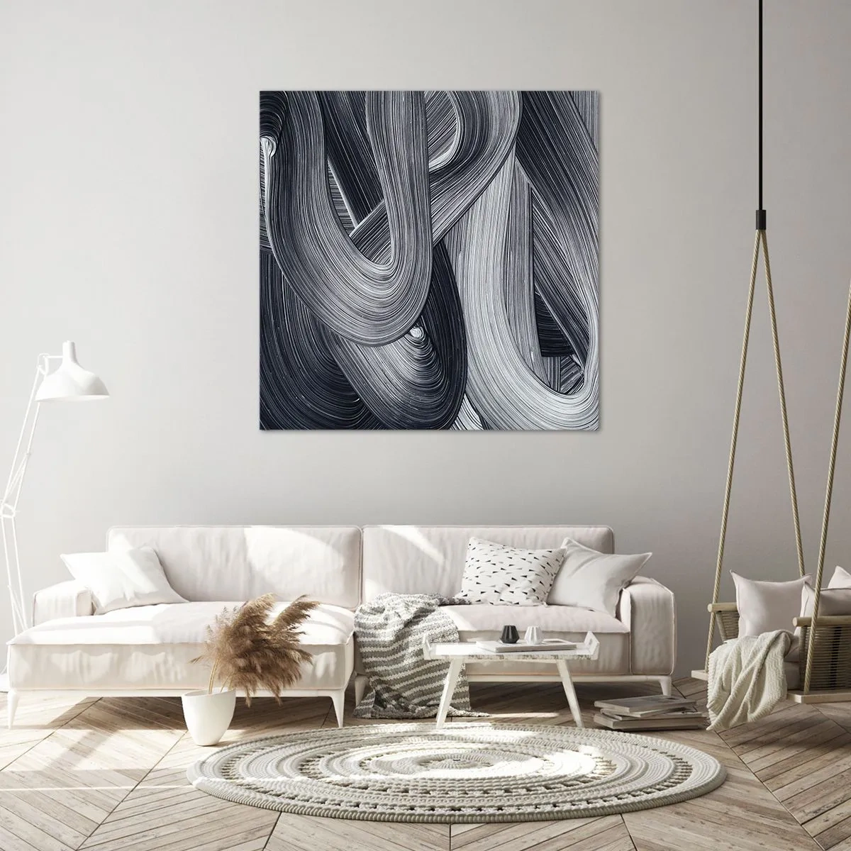 Obraz na płótnie - Płynność rzeczywistości - 50x50 cm