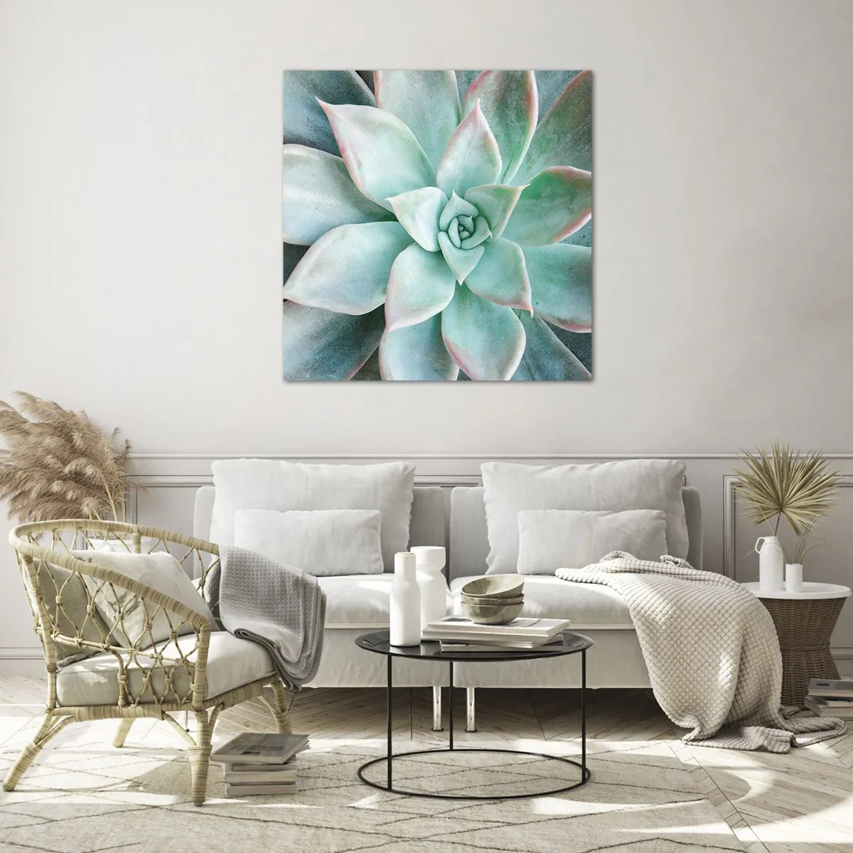 Obraz na szkle - Serce pustyni - 50x50 cm