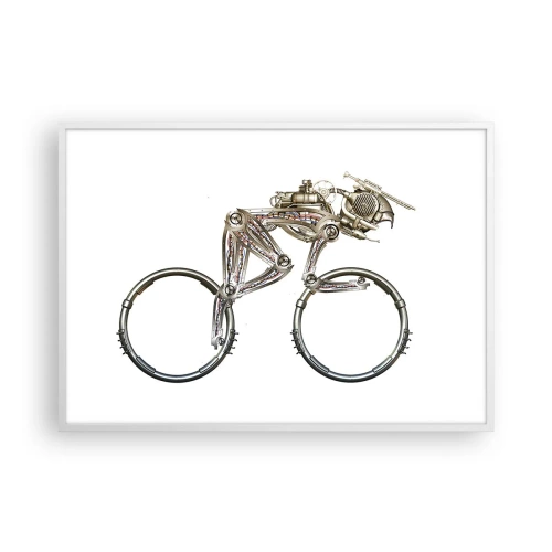 Plakat w białej ramie - Wspaniała maszyna - 100x70 cm