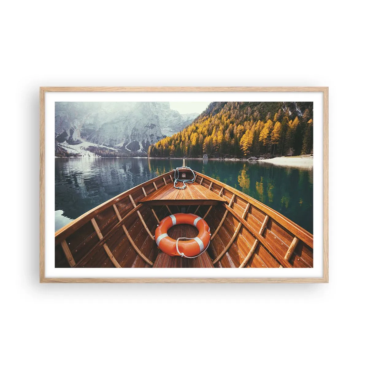 Plakat w ramie jasny dąb - Górska wycieczka - 91x61 cm