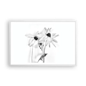 Plakat w białej ramie - Nikt nie chce być sam - 91x61 cm
