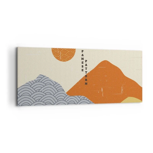 Obraz na płótnie - W japońskim duchu - 100x40 cm