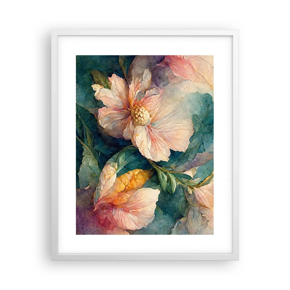 Plakat w białej ramie - Sama subtelność - 40x50 cm