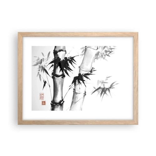 Plakat w ramie jasny dąb - Zbliżenie na orient - 40x30 cm