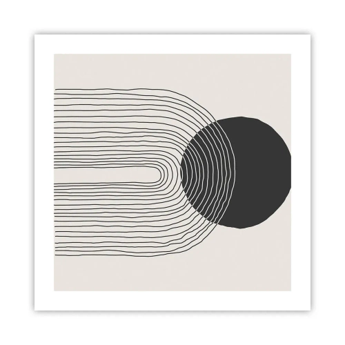 Plakat - Drżenie i pewność - 50x50 cm