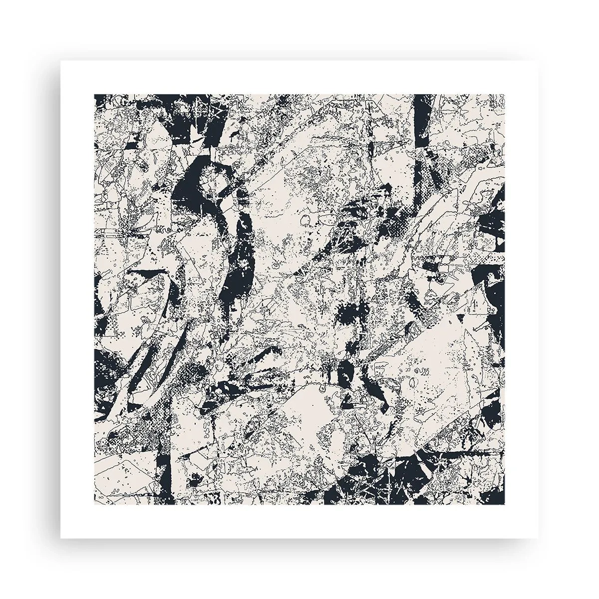 Plakat - Przenikanie przeciwieństw - 50x50 cm