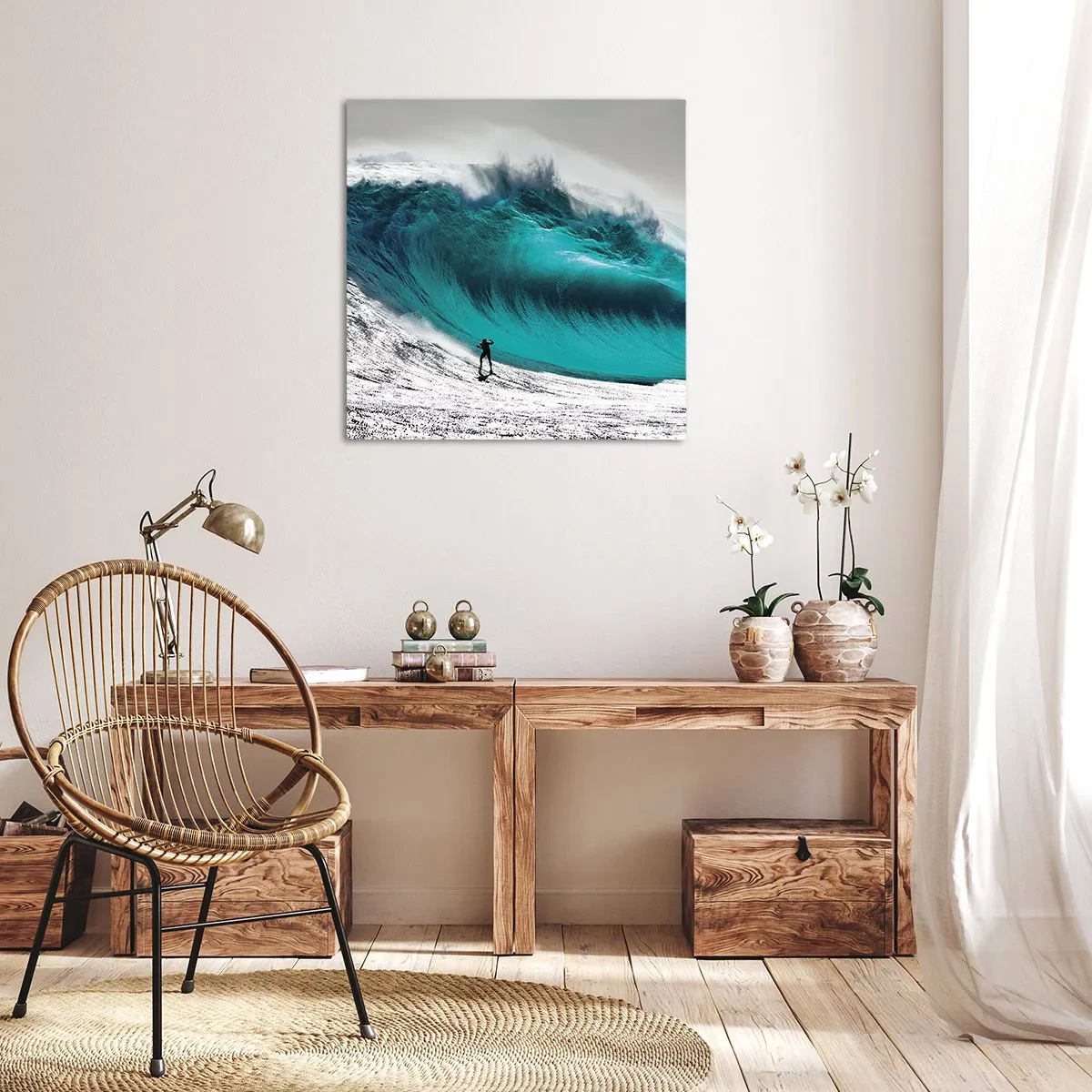 Obraz na płótnie - Wyzwanie przyjęte - 60x60 cm