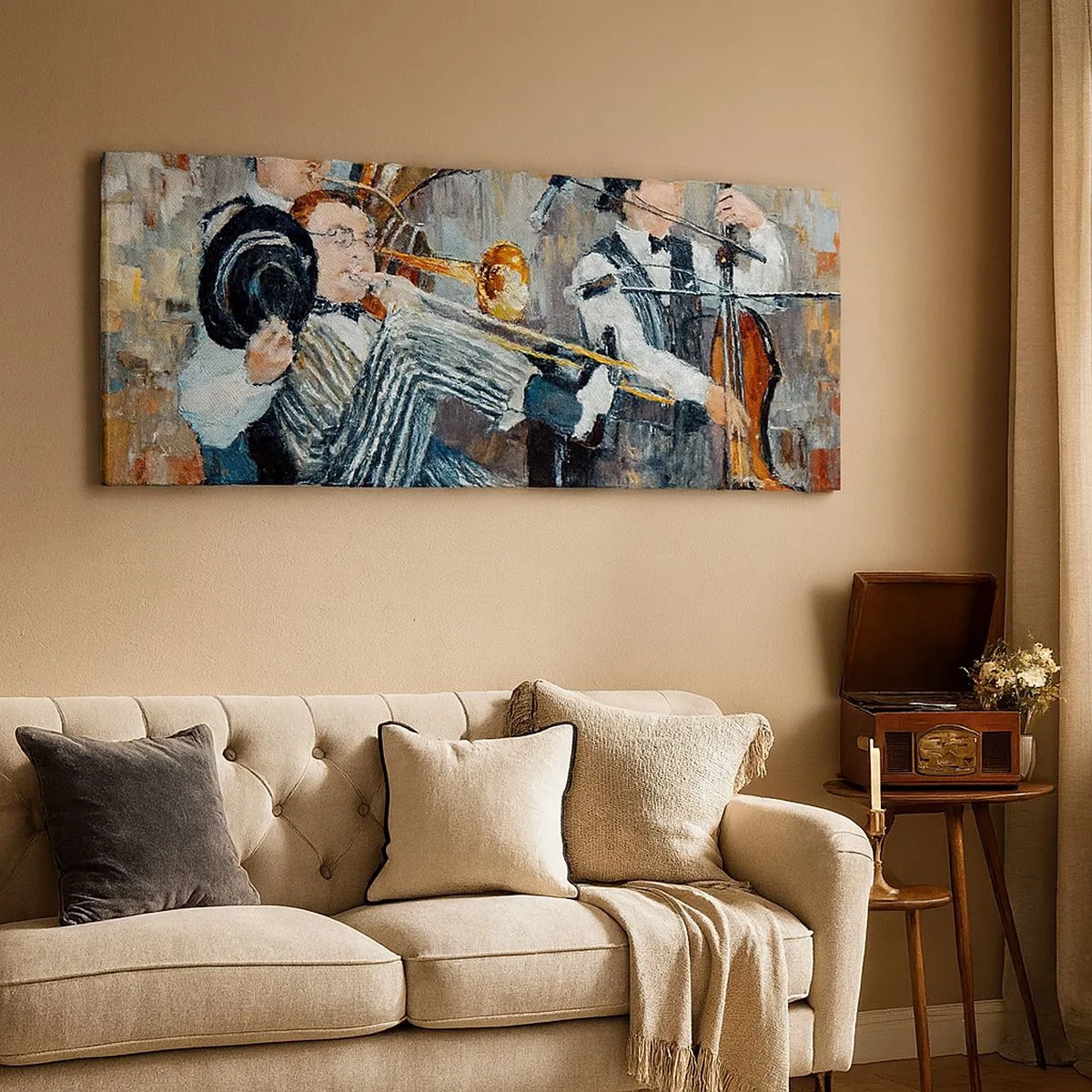 Obraz na płótnie - Cały ten jazz - 100x40 cm