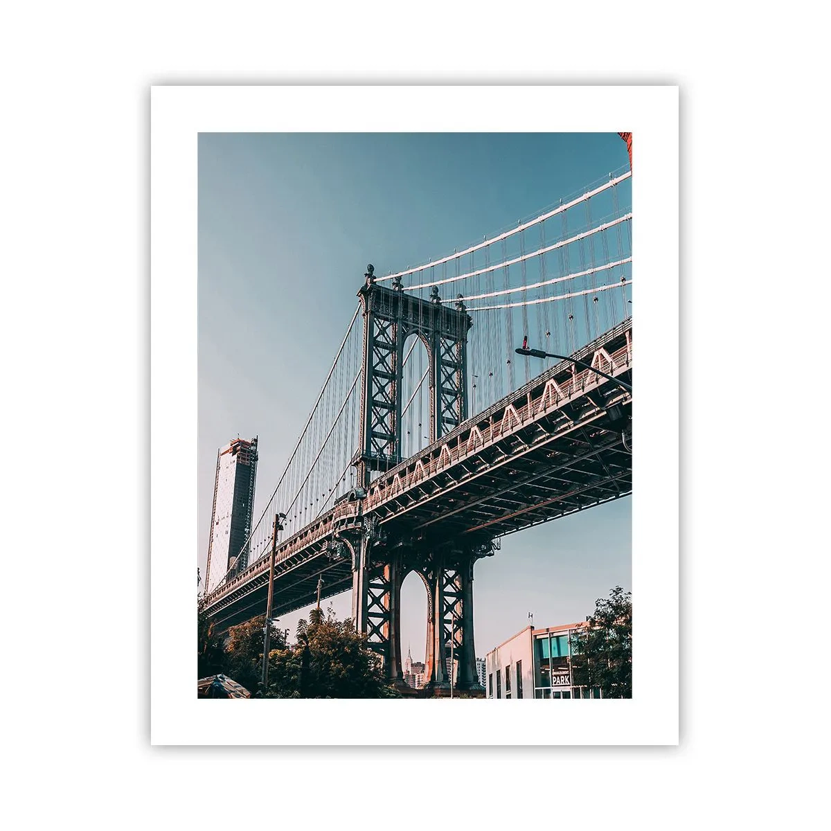 Plakat - Nad falami miasta - 40x50 cm