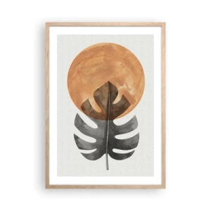 Plakat w ramie jasny dąb - Zawsze słońce - 50x70 cm