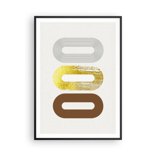 Plakat w czarnej ramie - Ooo! - 70x100 cm
