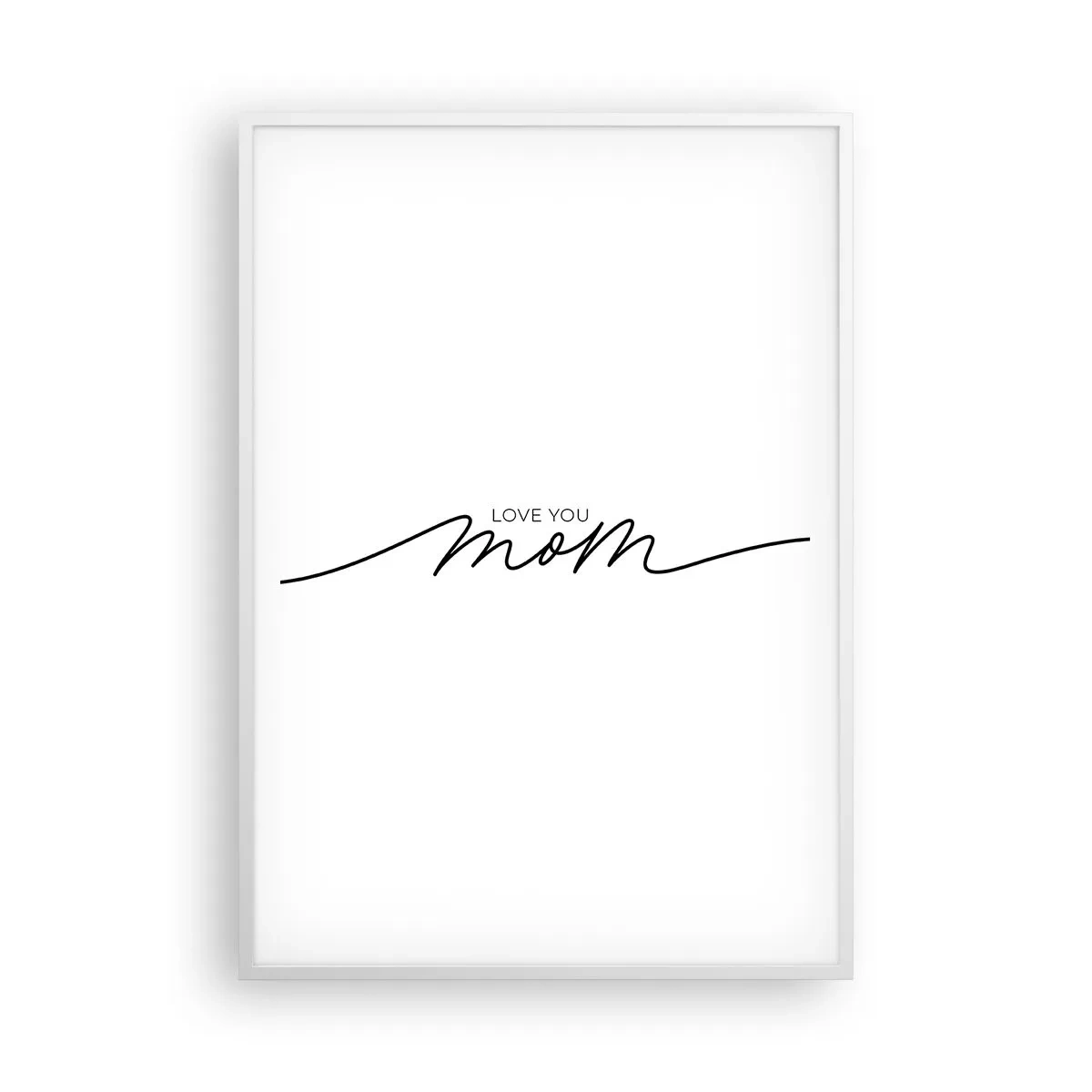 Plakat w białej ramie - Wielkie wzruszenie - 70x100 cm