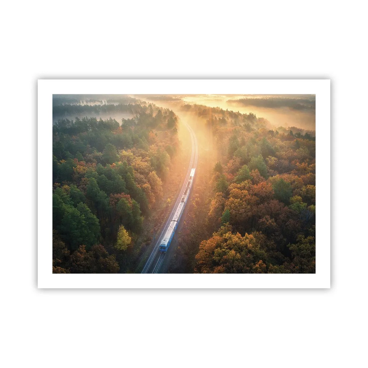 Plakat - Jesienna podróż - 70x50 cm