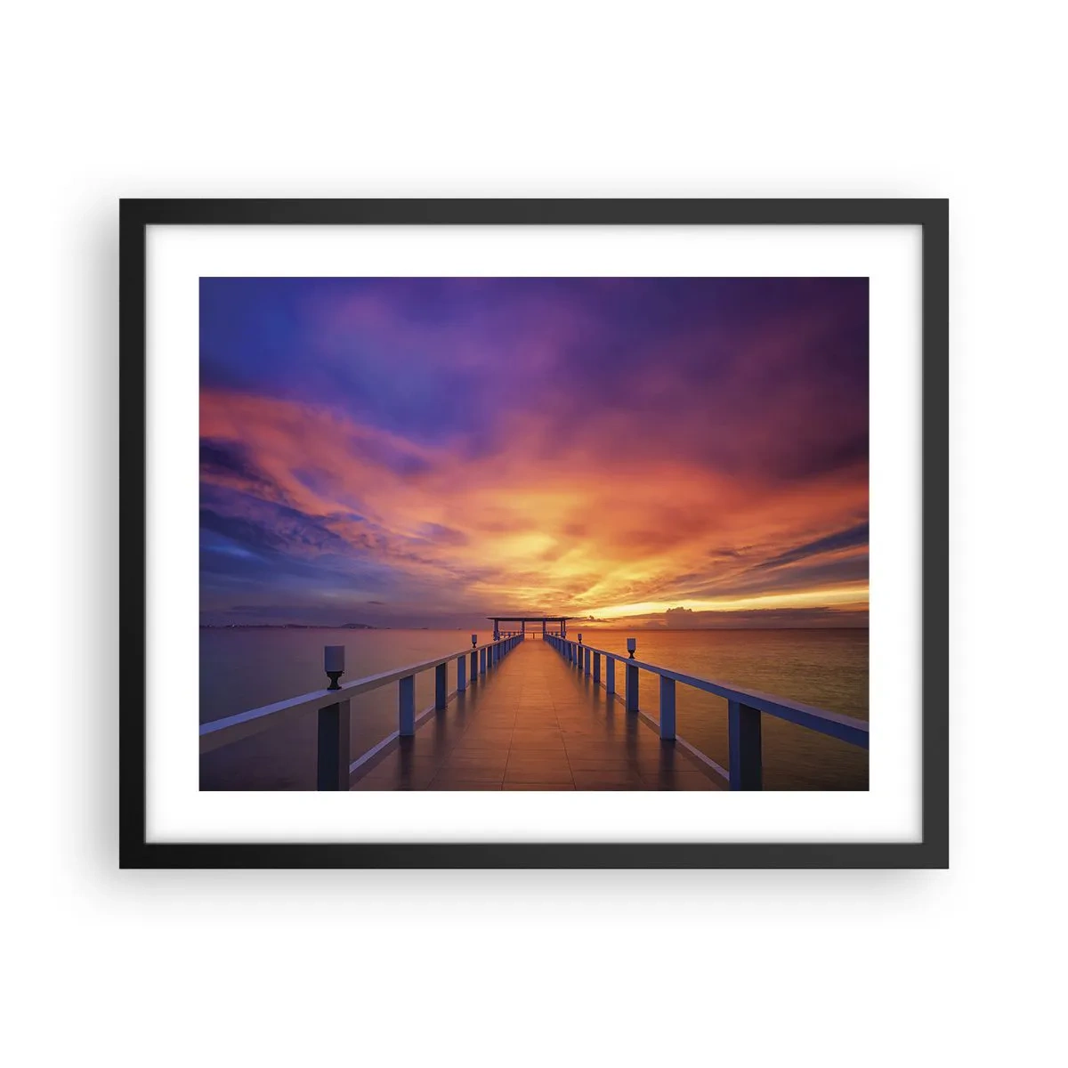 Plakat w czarnej ramie - Bez końca - 50x40 cm