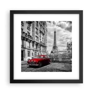 Plakat w czarnej ramie - Drapieżnik w mieście - 30x30 cm