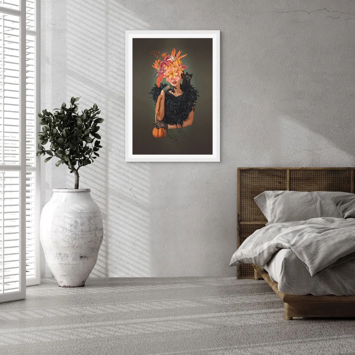 Plakat w białej ramie - Czar wiedźmy - 50x70 cm