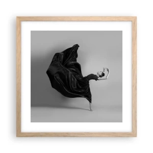 Plakat w ramie jasny dąb - Uskrzydlona muzyką - 40x40 cm