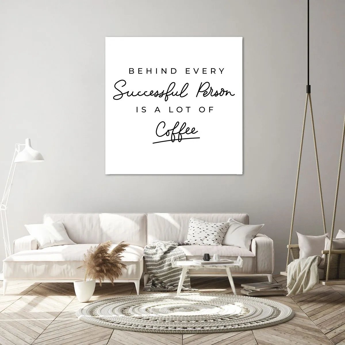 Obraz na płótnie - Tajemnica sukcesu - 40x40 cm