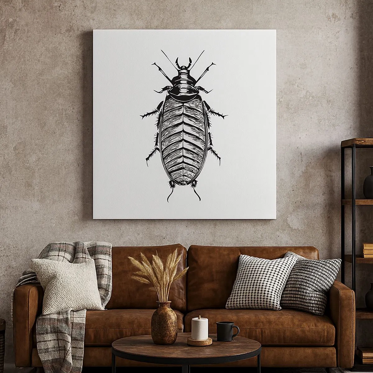 Obraz na płótnie - Co za okaz! - 30x30 cm