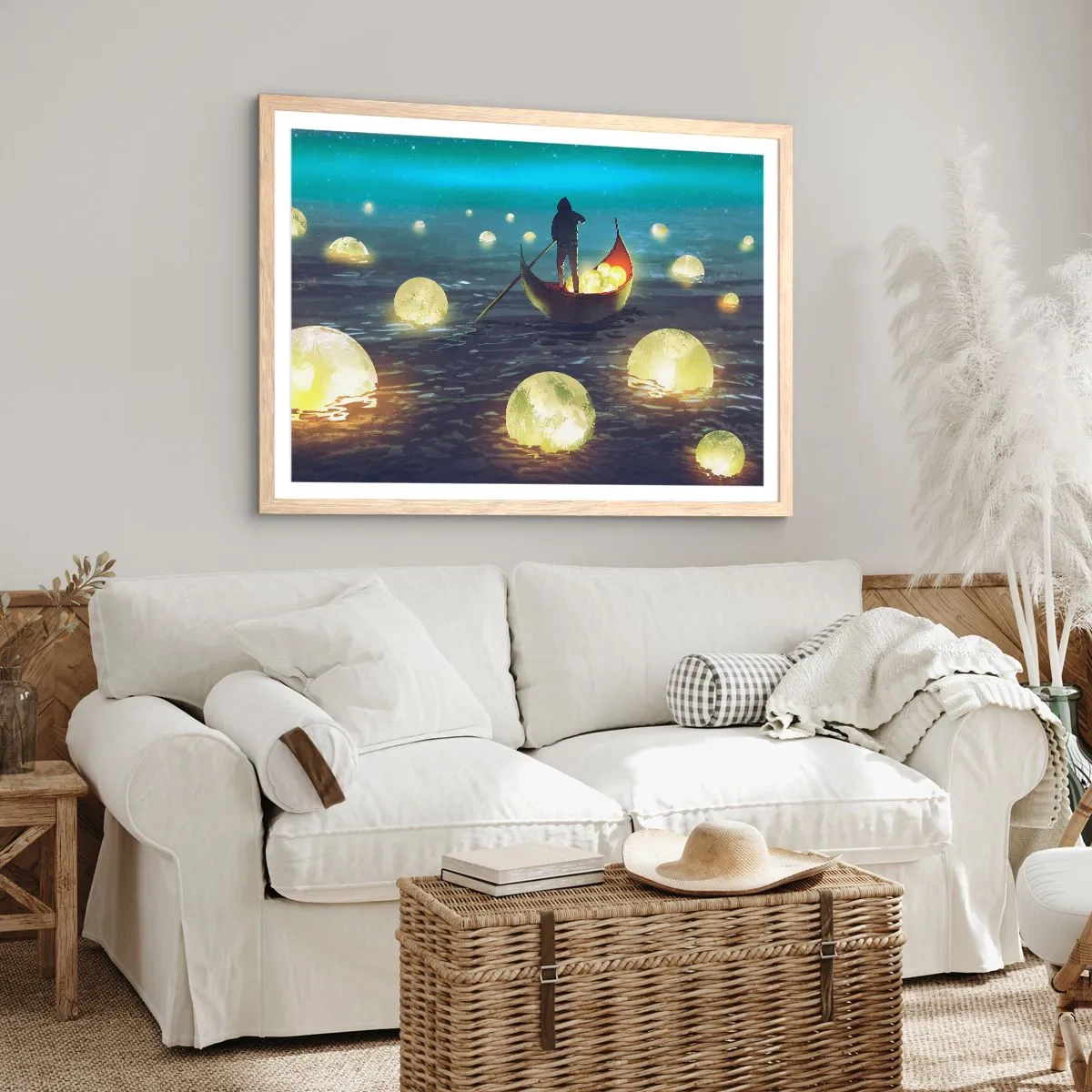 Plakat w ramie jasny dąb - Rzeczy, o których się filozofom nie śniło - 100x70 cm