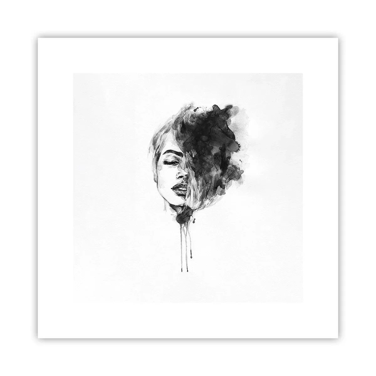 Plakat - O czym marzy dziewczyna - 30x30 cm