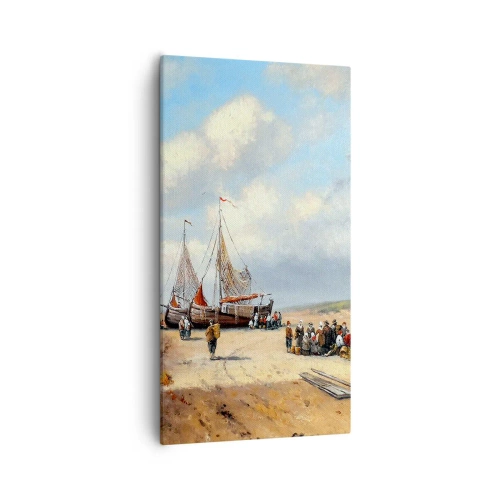 Obraz na płótnie - Po udanym połowie - 55x100 cm