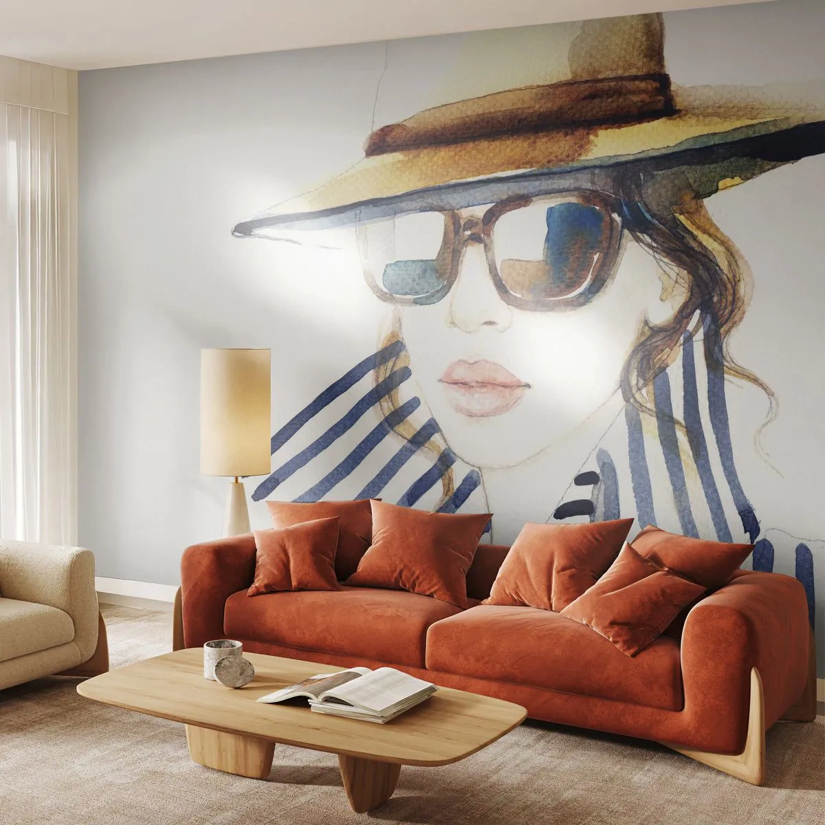 Fototapeta Standard Eco - Floryda wita! - Twarz Kobiety, Portret Kobiety, Moda - 400x280 cm