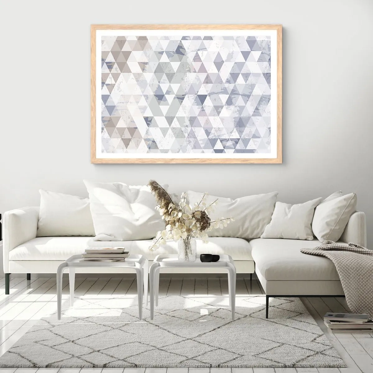 Plakat w ramie jasny dąb - W rytmie na trzy - 70x50 cm