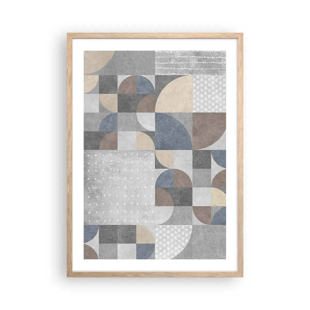 Plakat w ramie jasny dąb - Ceramiczna fantazja - 50x70 cm