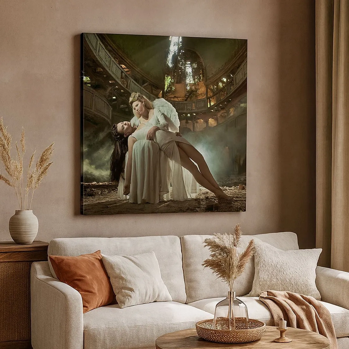 Obraz na płótnie - Duch starego teatru - 30x30 cm