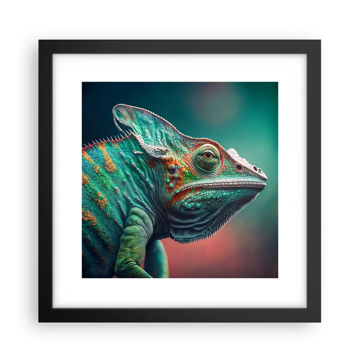 Plakat w czarnej ramie - Widzisz mnie? Niedobrze… - 30x30 cm