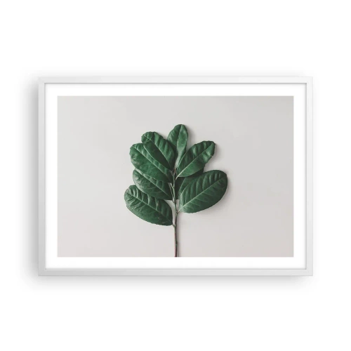 Plakat w białej ramie - Rysunek samej natury - 70x50 cm