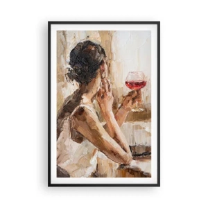 Plakat w czarnej ramie - Smak dobrej chwili - 61x91 cm
