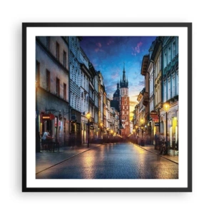 Plakat w czarnej ramie - Krakowski czar - 60x60 cm