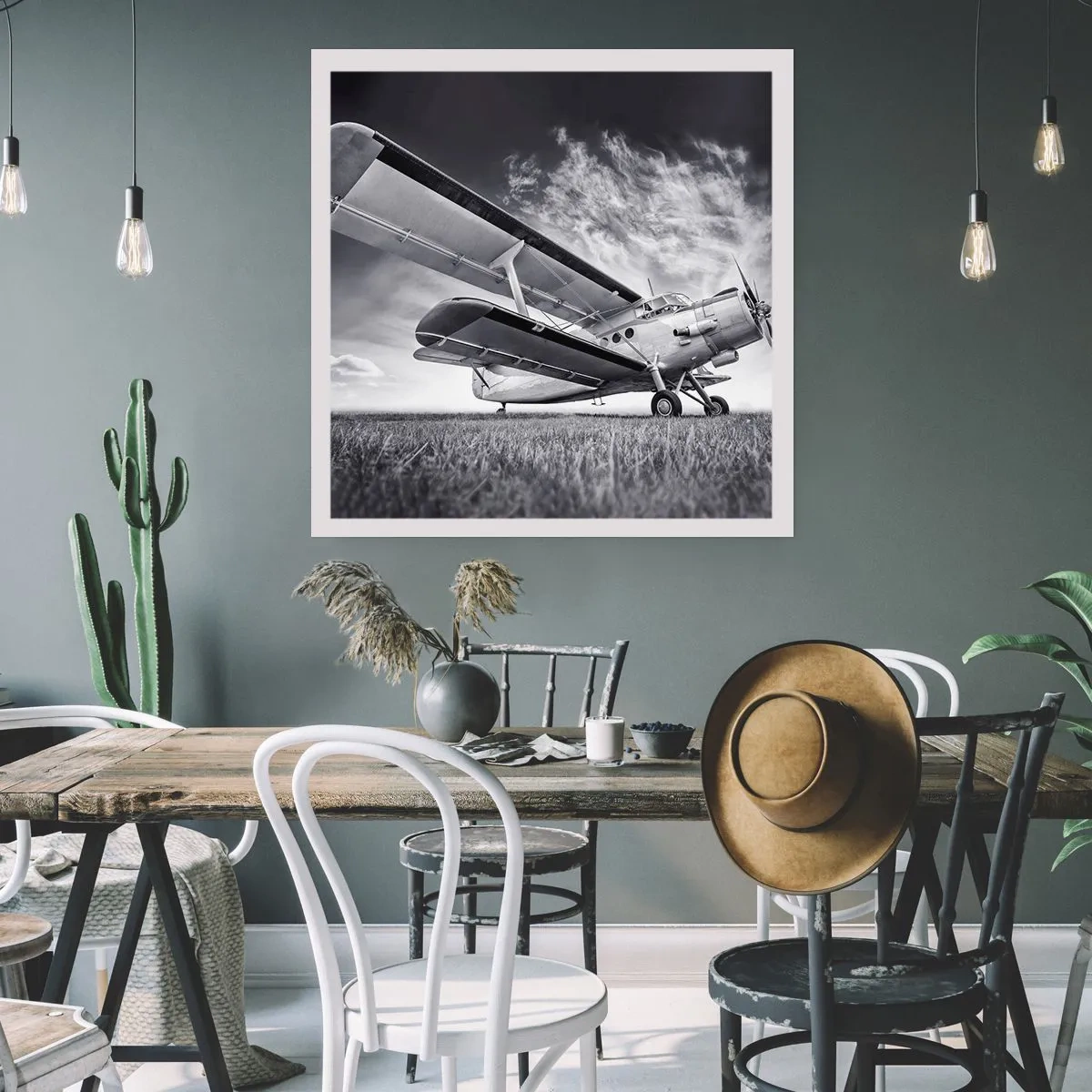 Plakat - Skrzydlaty wędrowiec - 50x50 cm