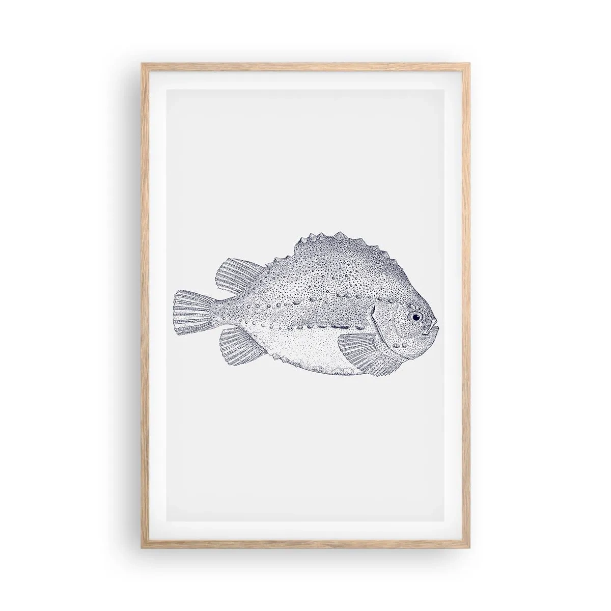 Plakat w ramie jasny dąb - Do albumu przyrodnika - 61x91 cm