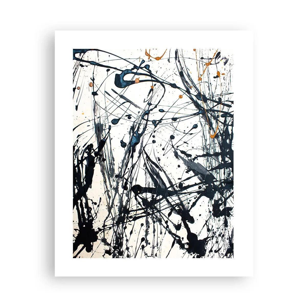 Plakat - Abstrakcja ekspresjonistyczna - 40x50 cm