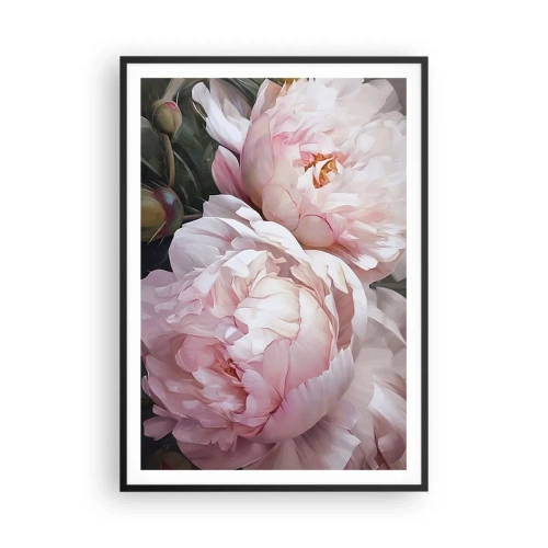 Plakat w czarnej ramie - Zatrzymane w rozkwicie - 70x100 cm