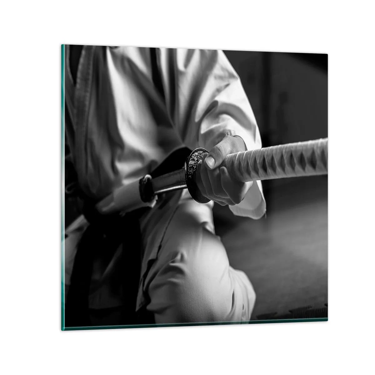 Obraz na szkle - Dusza wojownika - 30x30 cm