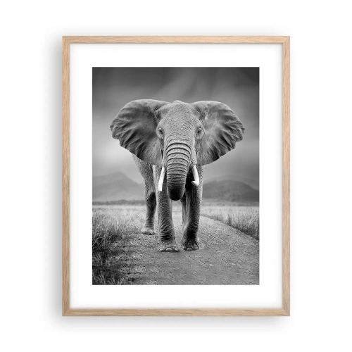 Plakat w ramie jasny dąb - Gospodarz wita - 40x50 cm