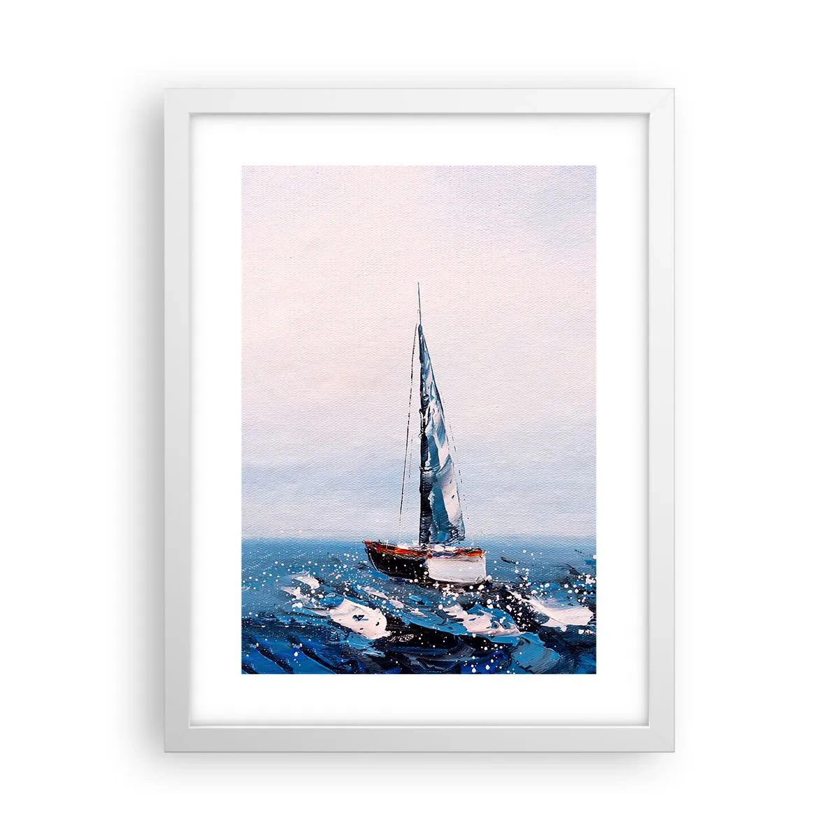 Plakat w białej ramie - Braterstwo wiatru - 30x40 cm