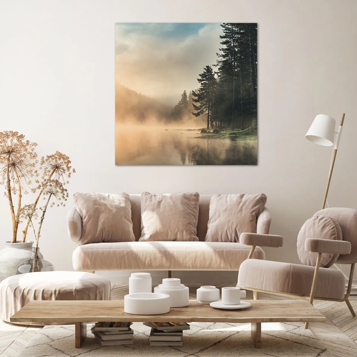 Obraz na płótnie - Narodziny dnia - 70x70 cm