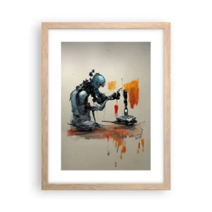 Plakat w ramie jasny dąb - Już jutro… - 30x40 cm